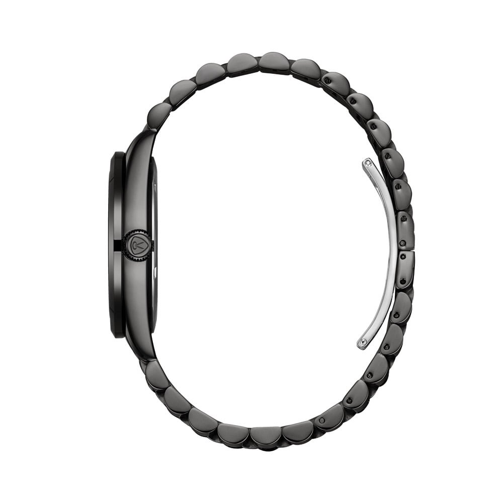 Romanson Black Dial Analog Stainless Steel Strap Watch for Men - Image 3