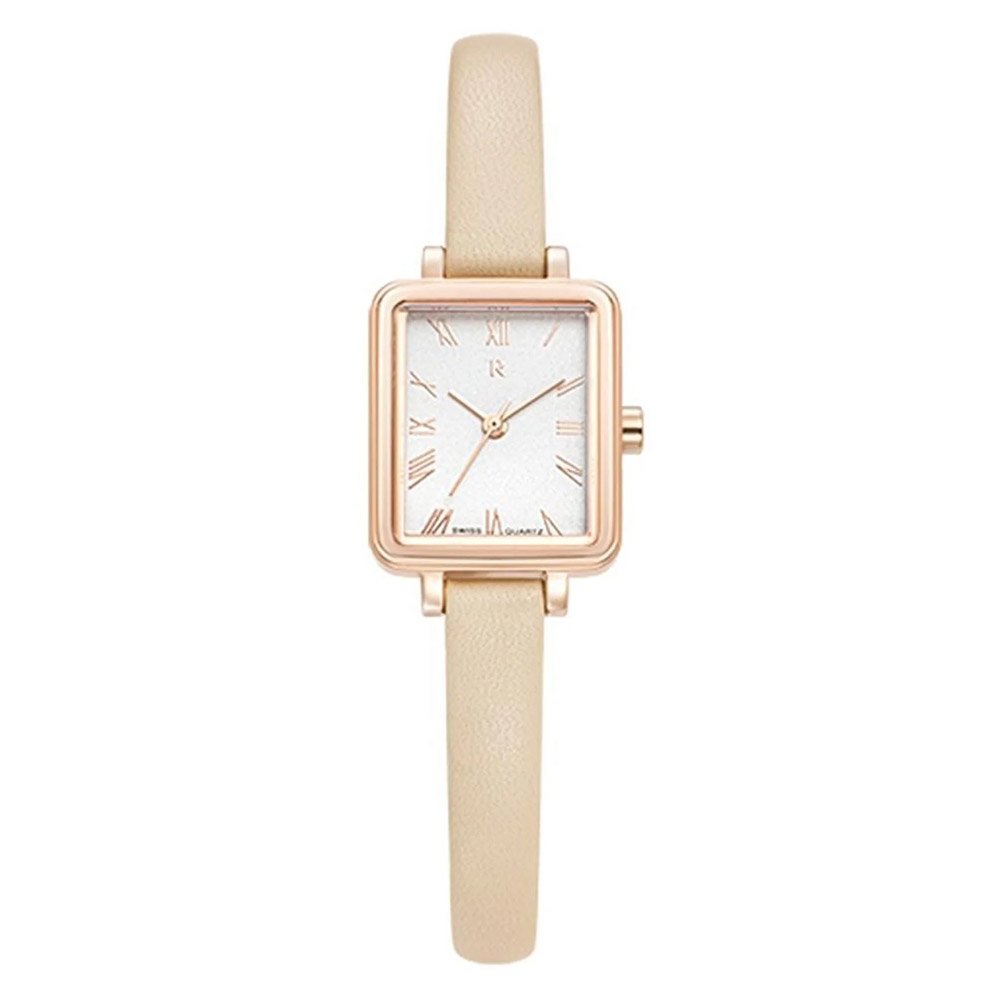 Romanson White Dial Analog Leather Strap Watch for Women - Image 5