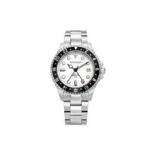 Romanson AM0004FMWWH White Dial GMT Men’s Watch