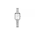 Romanson RM1B28LLWWH Women’s Rectangular White Dial Watch