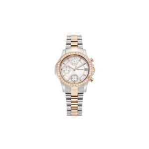 Romanson RM7000QLJWH Women’s Bi-color Chronograph Watch